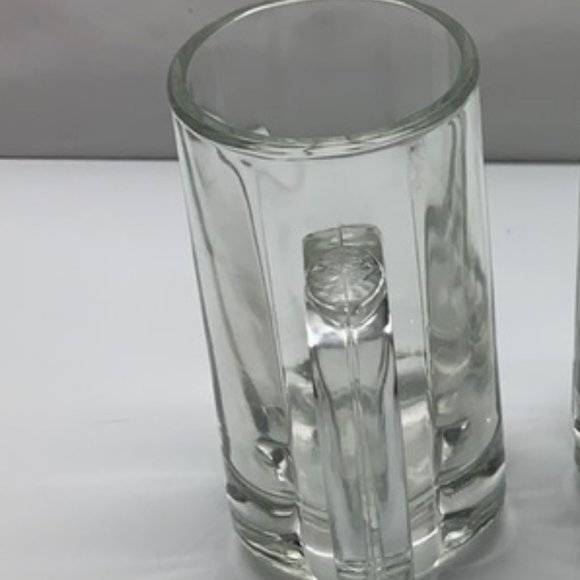 Libbey glass beer Stein mug with thumb grip - Picture 2 of 5